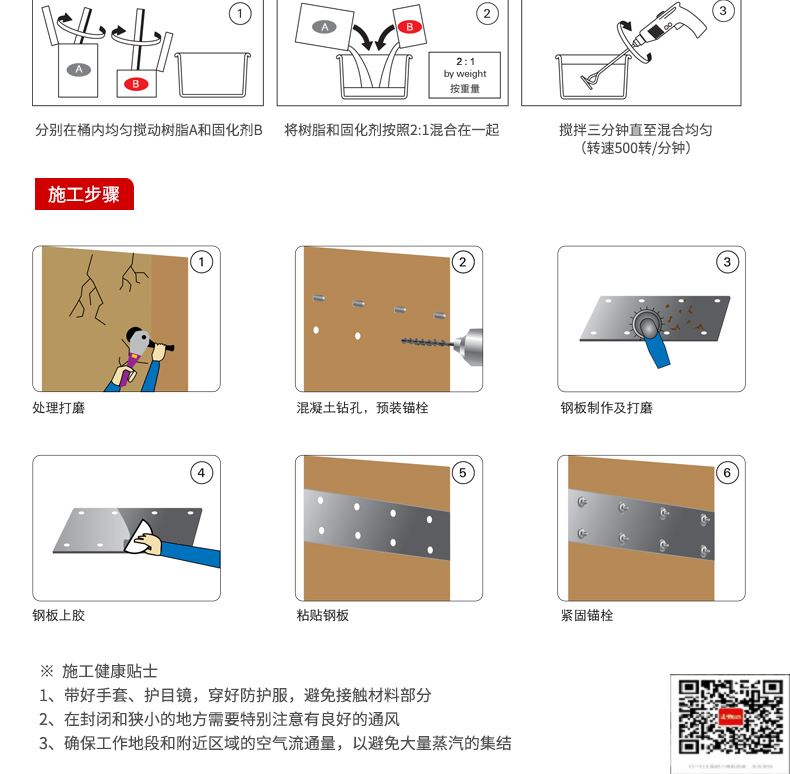 包钢利国镇粘钢加固施工过程